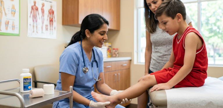 Treating Sprains and Strains: Sports Injury Care Guide for Sugar Land Children