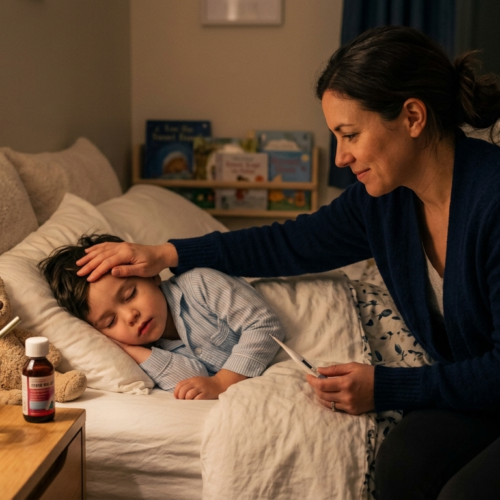 Effective Ways to Reduce Child Fever Naturally at Night