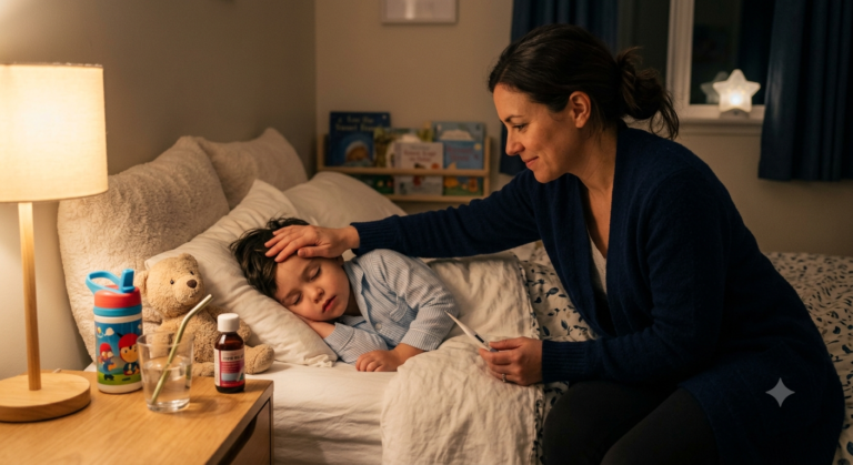 Effective Ways to Reduce Child Fever Naturally at Night