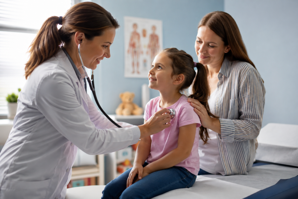 Child to a Pediatrician