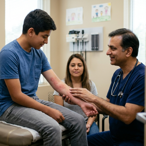 When Should I Take My Teen to A Pediatrician in Sugar Land for A Skin Rash?