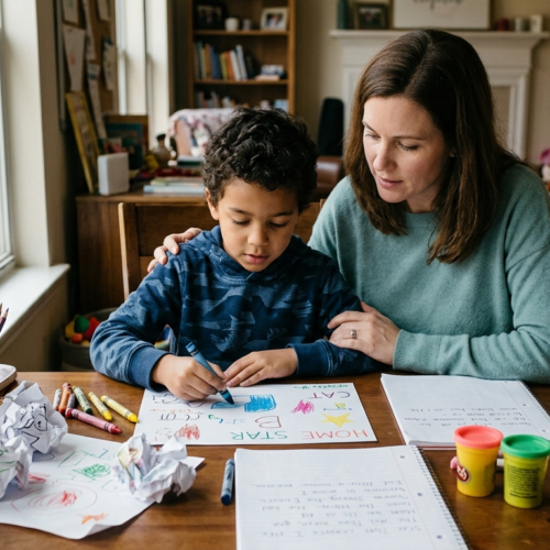 How Parents Can Help a Child with a Writing Disorder at Home