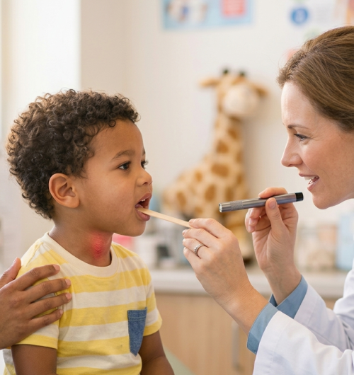 Pediatric Sore Throat 123